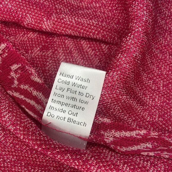 Misook Heritage Fit Women’s Pink Multi Acrylic Jacket XL - Picture 5 of 8